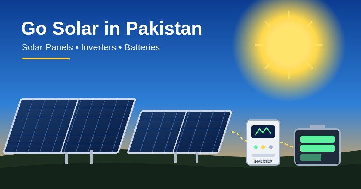 Solar Panels, Inverters and Batteries in Pakistan: A Practical Guide