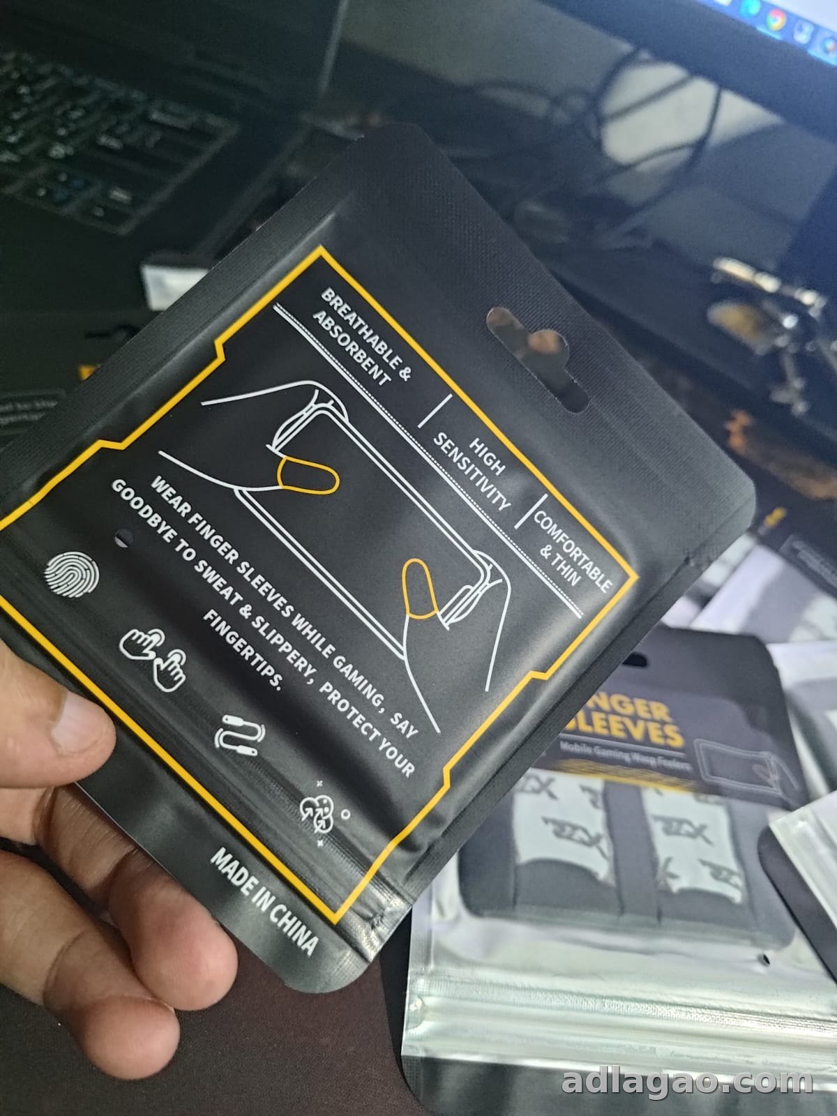 🔥 Premium Gaming Finger Sleeves – Pack of 5 Pairs | PUBG & Free Fire | Only Rs. 1,250 — 2